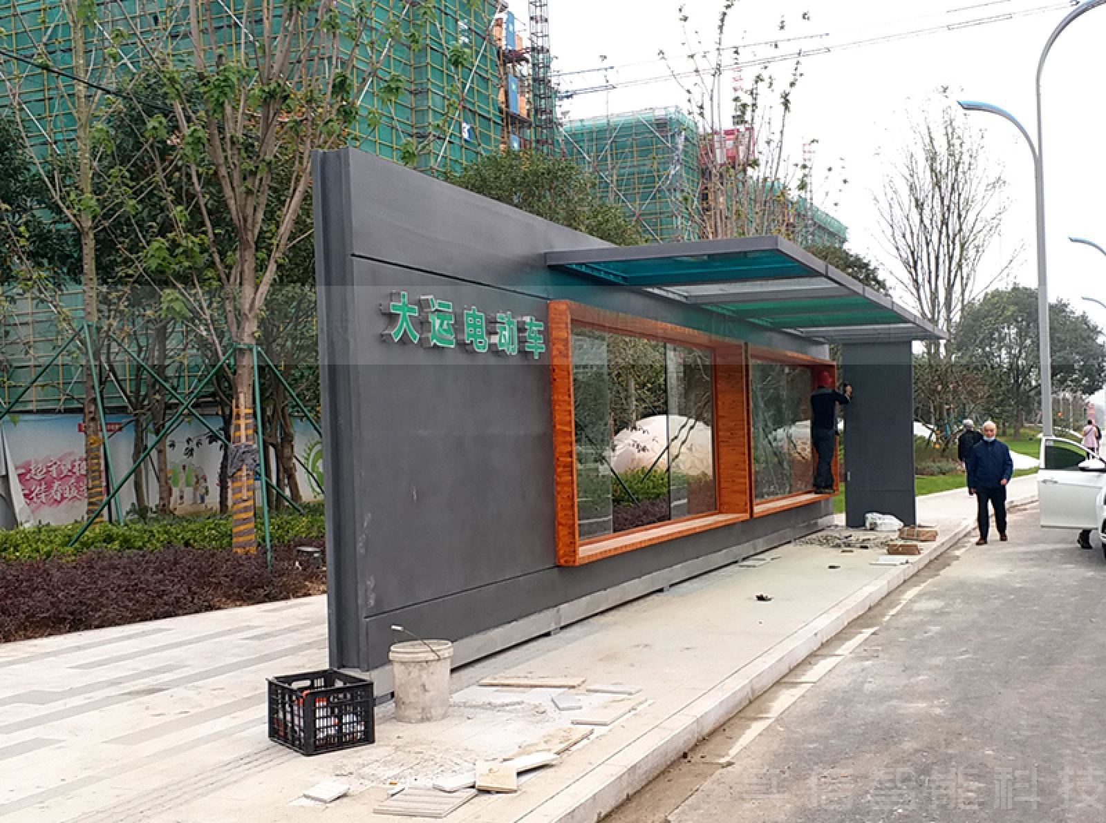 平顶山候车亭(图1)